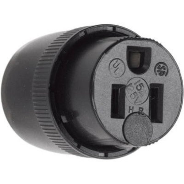Pass & Seymour 15A 125V BLK Connector 5296BKCC10
